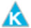 Triangle K symbol